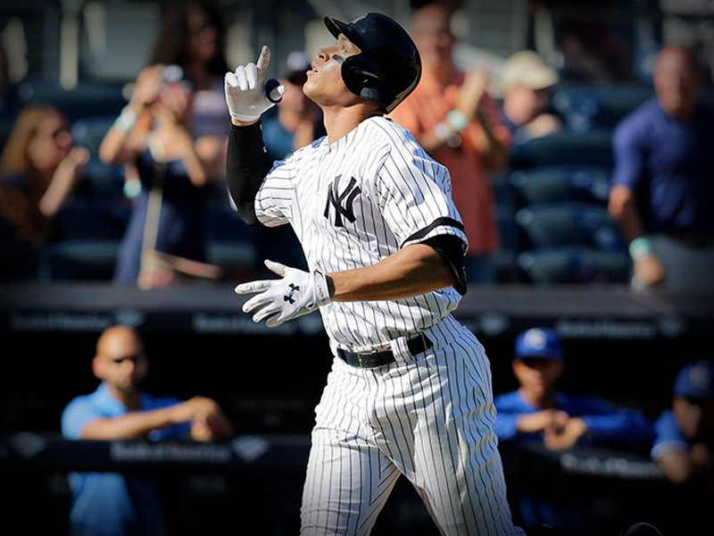 AARON JUDGE IMPONE RÉCORD DE HR PARA UN NOVATO